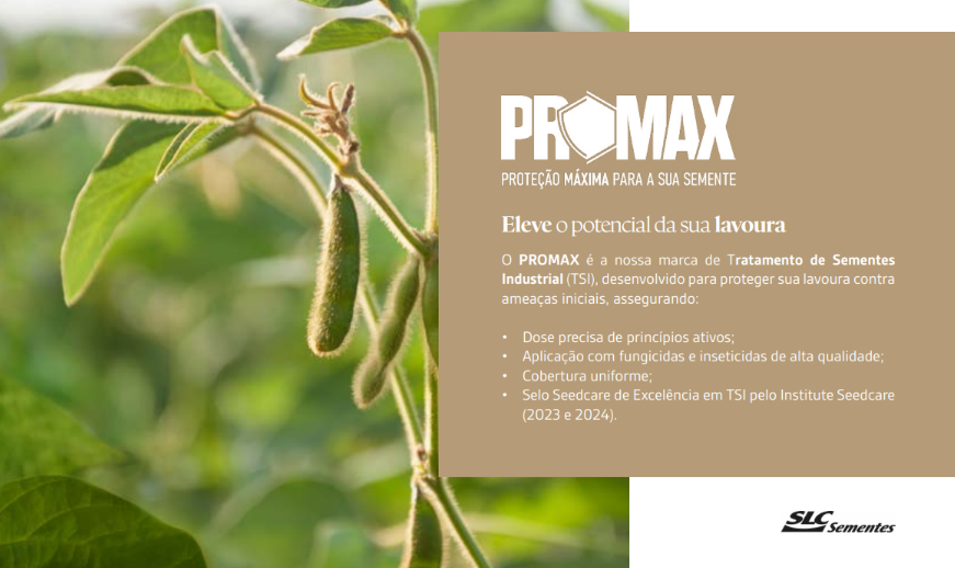 PROMAX: tratamento de sementes industrial SLC Sementes